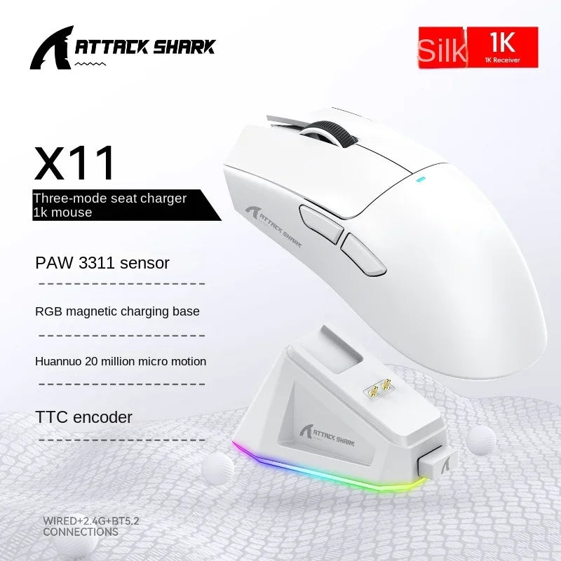 Delux Attack Shark X11 – O Mouse Gamer Perfeito!