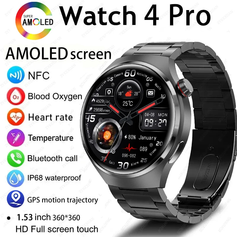 SMARTWATCH ZYKEXUAN GT4 PRO AMOLED HD 2024